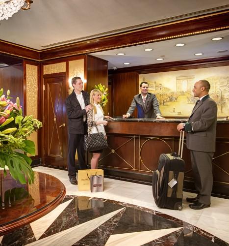 Front Desk at the Hotel Elysee