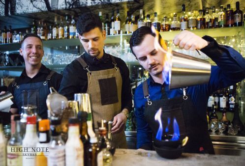 Bartenders at High Note SkyBar