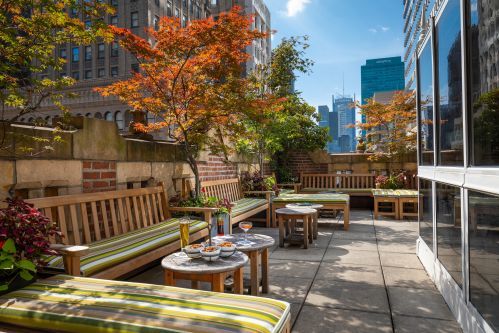 Poetry Garden Outdoor Terrace at Library Hotel
